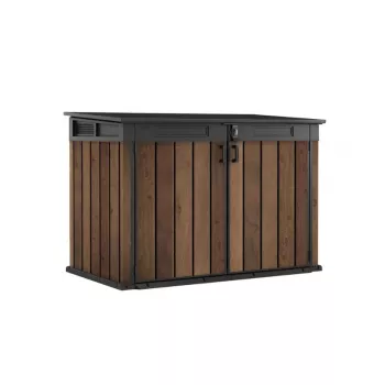 KETER sodo sandėliukas Deco Horizontal Shed, riešuto atspalvio
