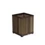 KETER Gėlių vazonas Deco Square Tall Planter Walnut