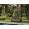 KETER Deco Tulip 110L 2-Rhombus riešuto spalvos tinklinė gėlių vazonas