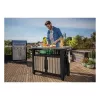 KETER Grilio stalas Deco Unity XL 207L uosio medienos atspalvio