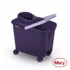 MERY kibiras 14L su užmaunamaisiais ratukais, purpurinis
