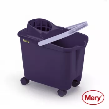 MERY kibiras 14L su užmaunamaisiais ratukais, purpurinis