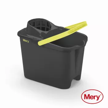 MERY kibiras 14L su mygtuku, pilkas