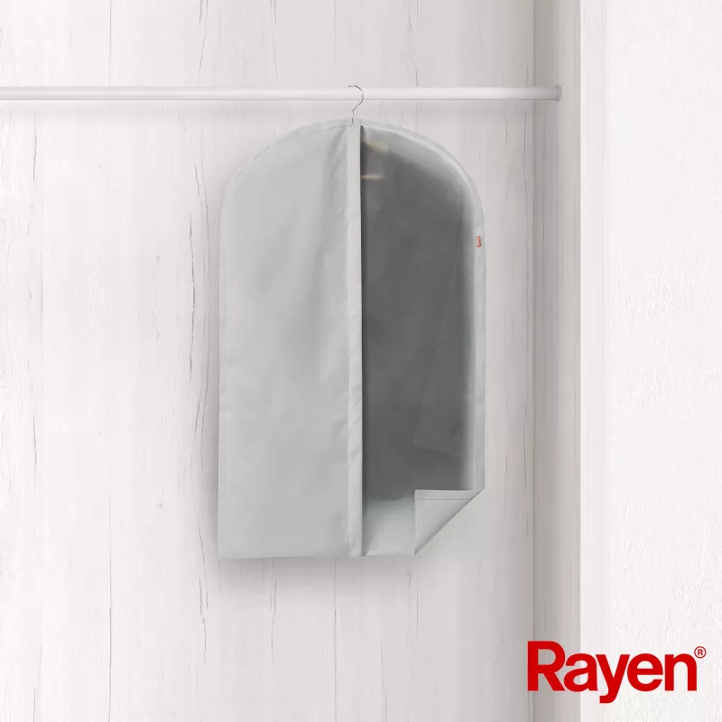RAYEN Drabužių krepšys S Premium pilkas 60x100cm