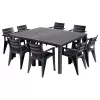 KETER Sodo stalas Julie Double Table (2 konfigūracijos) pilkas