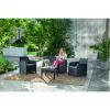 KETER sodo baldų rinkinys Rosalie Set su stalu Classic grey