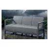 KETER Sodo sofa trivietė Scandi Linea 3 vietų sofa šviesiai pilka/tamsiai plieno pilka