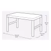 KETER Sodo stalas Lyon Table Rezolith (2 konfigūracijos) smėlio spalvos