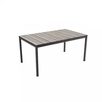 KETER sodo stalas Deco Porto Nova 160 pilkas/juodas