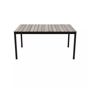 KETER sodo stalas Deco Porto Nova 160 pilkas/juodas
