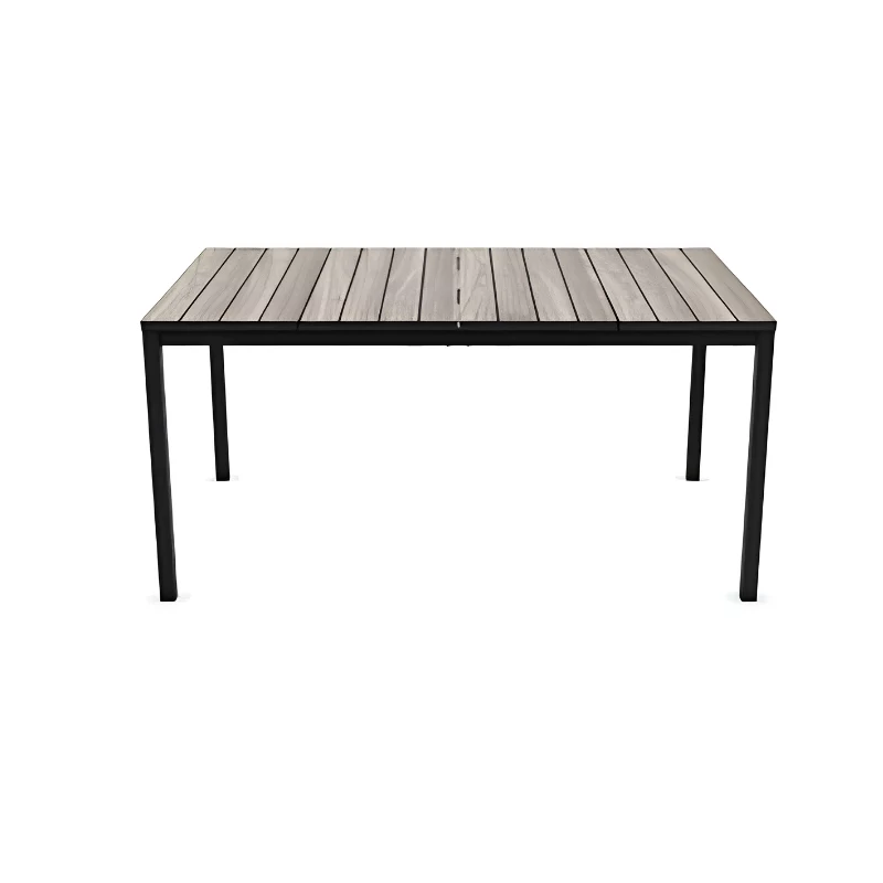 KETER sodo stalas Deco Porto Nova 160 pilkas/juodas