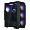 Zalman N7 PLUS V2 ATX Mid Tower kompiuterio korpusas, 7 x 120mm ARGB ventiliatoriai, grūdintas stiklas, juodas