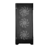 Zalman N7 PLUS V2 ATX Mid Tower kompiuterio korpusas, 7 x 120mm ARGB ventiliatoriai, grūdintas stiklas, juodas