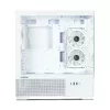 Zalman CHRONIX V2 baltas ATX vidutinio bokšto kompiuterio korpusas su 3 x 120mm ARGB ventiliatoriais, grūdinto stiklo šonine plokšte
