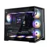 Zalman D40F, ATX Mid Tower kompiuterio korpusas, 7 x 120mm FRGB ventiliatoriai, juodas