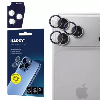 3MK PROTECTION Apple iPhone 18 Pro / 18 Pro Max - HARDY Lens Protection Pro juodas