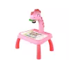 LEAN TOYS baltoji lenta projektorius projektorius mokymuisi piešti rožinis dinozauras