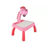 LEAN TOYS baltoji lenta projektorius projektorius mokymuisi piešti rožinis dinozauras