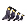LEAN TOYS Pliušinis imperatoriškojo pingvino maskotas 25 cm