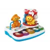 LEAN TOYS ﻿Spalvingas pianinas su gyvūnais mažyliams