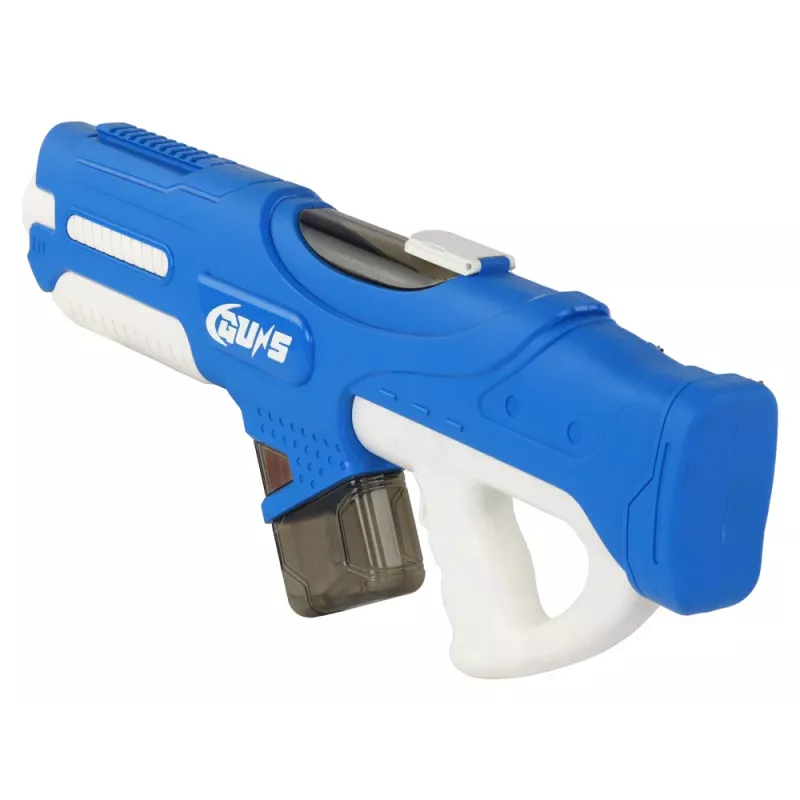 LEAN TOYS Didelis mėlynas vandens pistoletas 750ml su apsauginiais akiniais