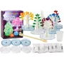 LEAN TOYS Kūrybinis edukacinis rinkinys kristalų medžiams auginti