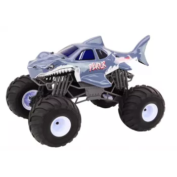 LEAN TOYS Didelis bekelės nuotolinio valdymo automobilis 2.4G RC 1:6 Shark