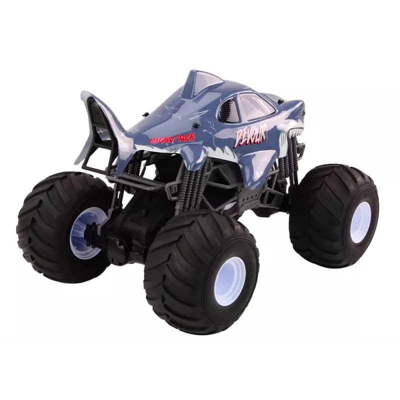 LEAN TOYS Didelis bekelės nuotolinio valdymo automobilis 2.4G RC 1:6 Shark