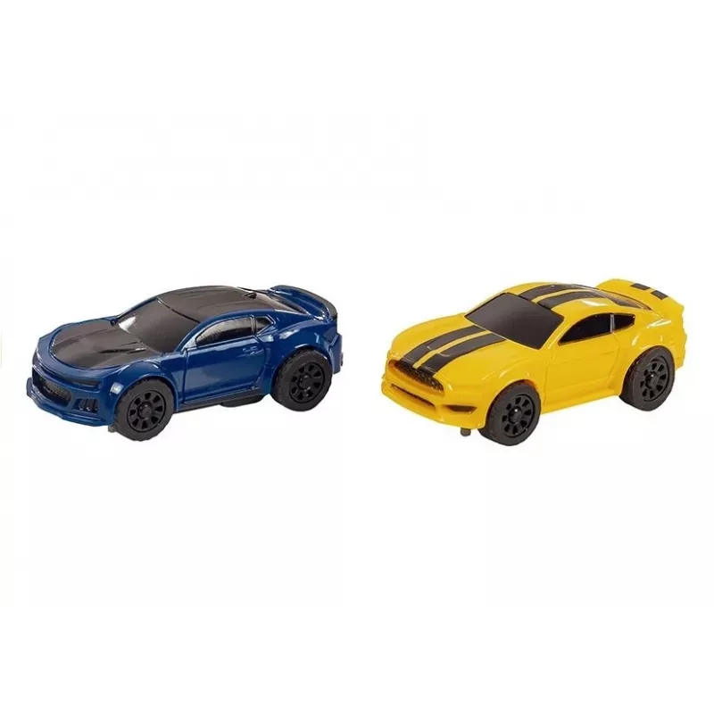 LEAN TOYS lenktynių trasa 2 automobiliai valdikliai slot automobiliai
