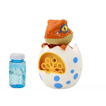 LEAN TOYS dinozaurų burbuliukų mašina skystame kiaušinyje