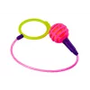 LEAN TOYS Skipper Hula Hop šokdynė, rožinė, LED