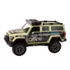 LEAN TOYS Beždžionių medžioklės automobilis Hunter Bear su šviesomis ir garsais, smėlio spalvos