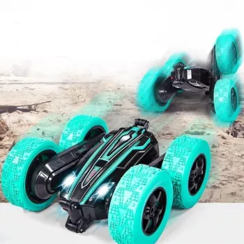 LEAN TOYS Twister Stunt Car Gestų Valdymo Nuotolinio Valdymo Automobilis Mėlynas