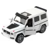 LEAN TOYS Off-road SUV automobilis Metal Pull-Back Drive Opening Doors Mix