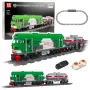 LEAN TOYS Konstrukciniai kaladėlės Nuotolinio valdymo tankas traukinys RC 1090 vnt.