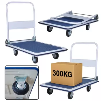 LEAN TOYS Platforminis Transportavimo Sandėliavimo Vežimėlis Iki 300kg