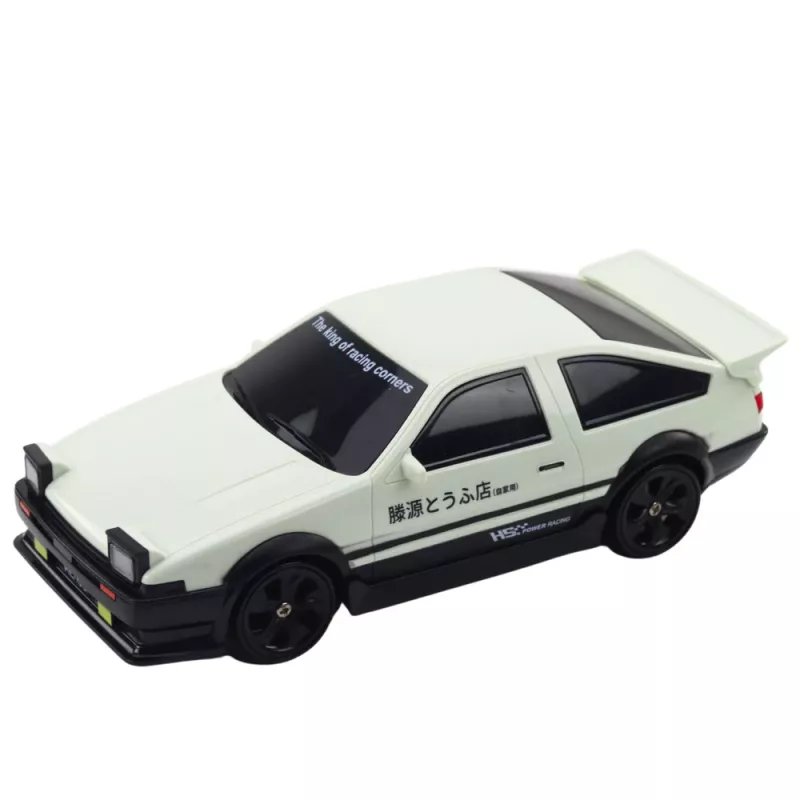 LEAN TOYS Drift Sportinis Automobilis Keičiami Ratai Nuotolinio Valdymo RC 4WD Baltas