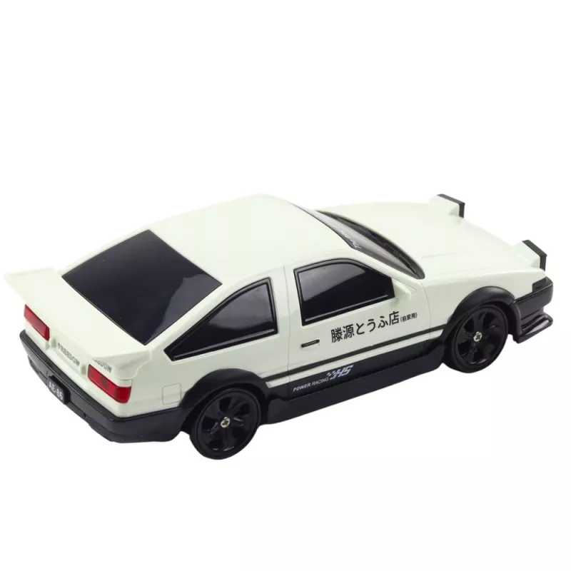 LEAN TOYS Drift Sportinis Automobilis Keičiami Ratai Nuotolinio Valdymo RC 4WD Baltas