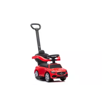 LEAN TOYS Važiuojamasis su stūmikliu Mercedes 3in1 Raudonas