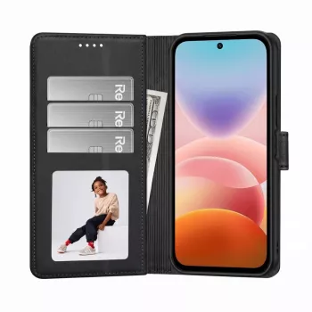 Tech-Protect piniginė-dėklas Xiaomi Redmi 17 4G / 5G juodas