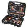 NEO TOOLS 1/2 inch ir 1/4 inch lizdų rinkinys, 95 vnt., CrV, EVA putplasčio įdėklas