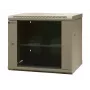 EMITER EM/AS6409X 9U sieninis tinklo spintelė 600x450x500 mm su grūdinto stiklo durelėmis