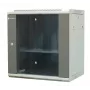 EMITER EM/AP6412 12U sieninis tinklo spintelė 600x450x635mm stiklinės durelės juoda