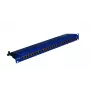 EMITERNET skydelis 19 inch, 24xRJ45 STP cat.6 (1U) su lentyna, mėlynas DCN/PPFA674EKS248C6
