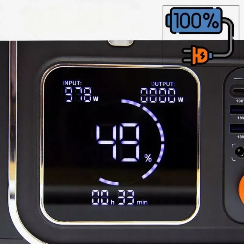 Nešiojama maitinimo stotis Orllo 1200W/1500W energijos kaupiklis LIFEPO4 EVE