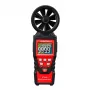 HABOTEST HT625B skaitmeninis anemometras su USB, vėjo greičio/temperatūros/oro tūrio matuoklis, apšviestas LCD, išorinis sparnuotės jutiklis