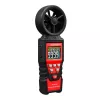 HABOTEST HT625B skaitmeninis anemometras su USB, vėjo greičio/temperatūros/oro tūrio matuoklis, apšviestas LCD, išorinis sparnuotės jutiklis