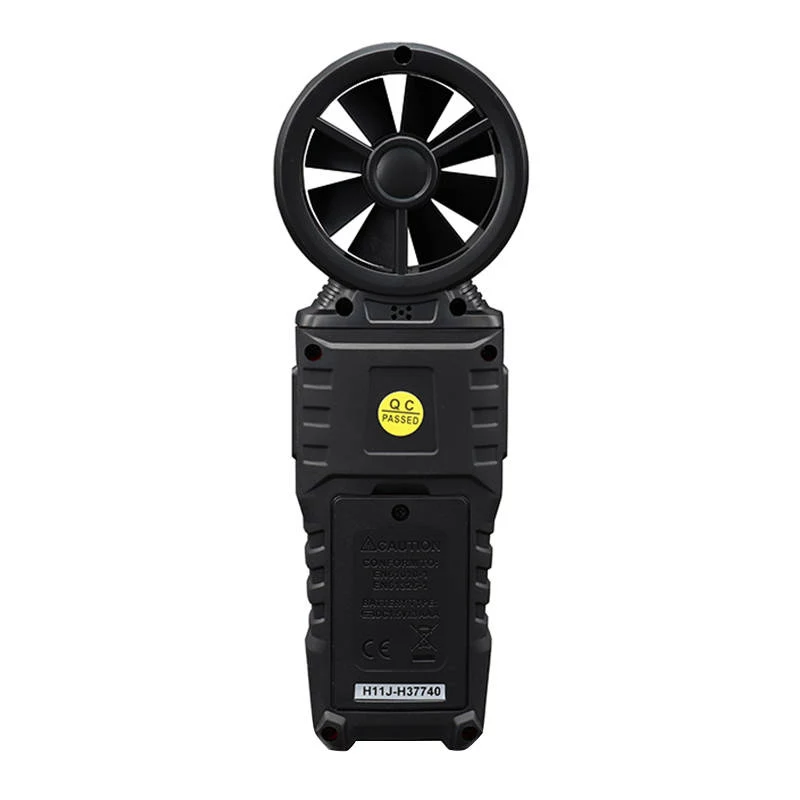HABOTEST HT625B skaitmeninis anemometras su USB, vėjo greičio/temperatūros/oro tūrio matuoklis, apšviestas LCD, išorinis sparnuotės jutiklis