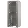 EMITER EM/SH05D-8042 Laisvai stovintis serverių stelažo spintos 42U 800x1000x1980mm juodos spalvos stiklo/plieno durelės