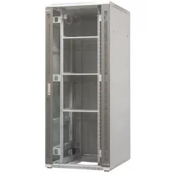 EMITER EM/SH05D-8042 Laisvai stovintis serverių stelažo spintos 42U 800x1000x1980mm juodos spalvos stiklo/plieno durelės